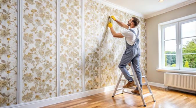 چرا کاغذ دیواری باد می کند؟